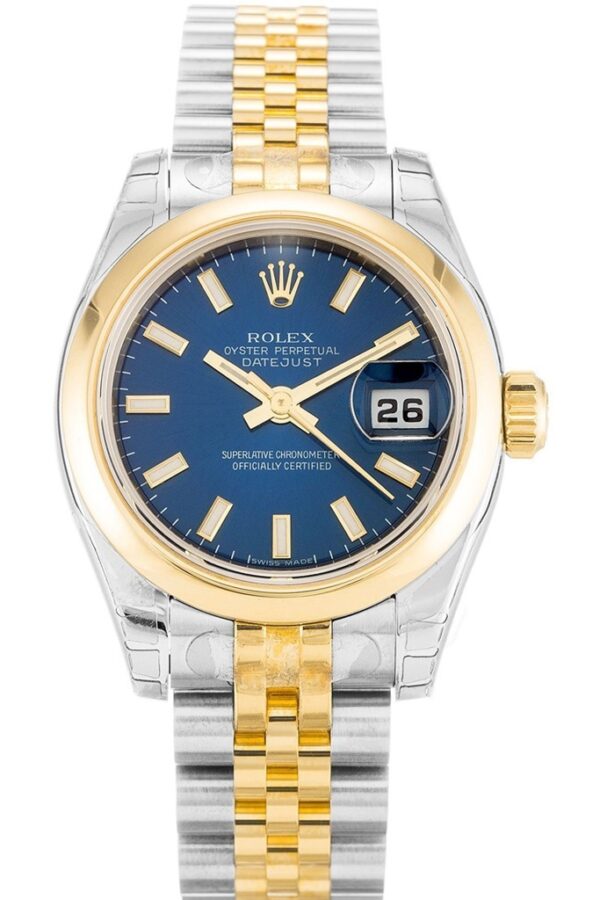 Replica Rolex Lady-Datejust Blue Dial 179163 26 mm