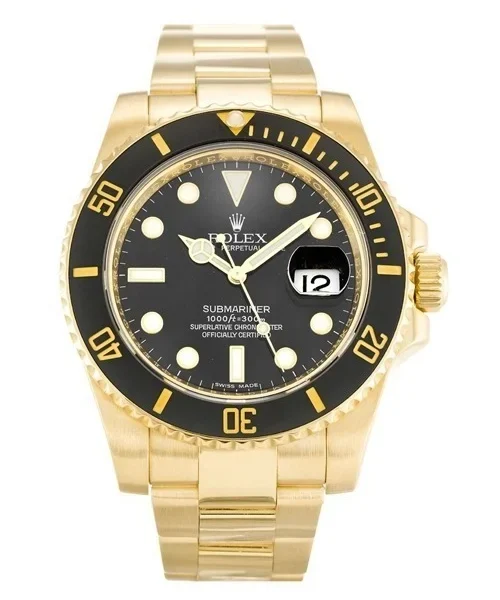 Replica Rolex Submariner Black Dial 116618LN