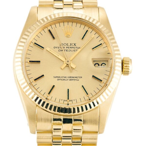 Replica Rolex Datejust Mid-Size Champagne Dial 6827 30 mm