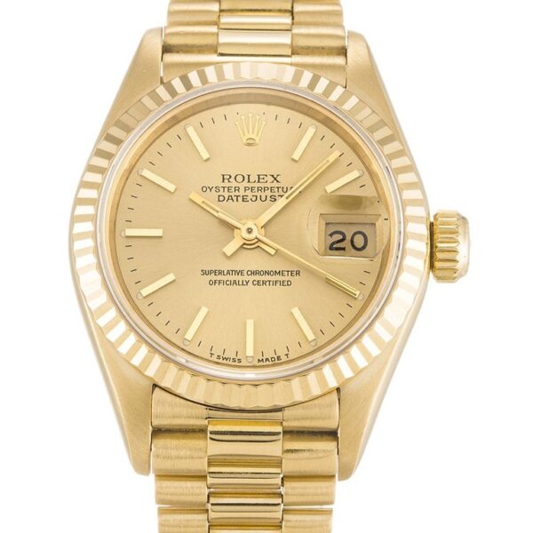 Replica Rolex Lady-Datejust Champagne Dial 69178 26 mm