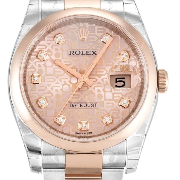 Replica Rolex Datejust Rose Dial 116201 36 mm