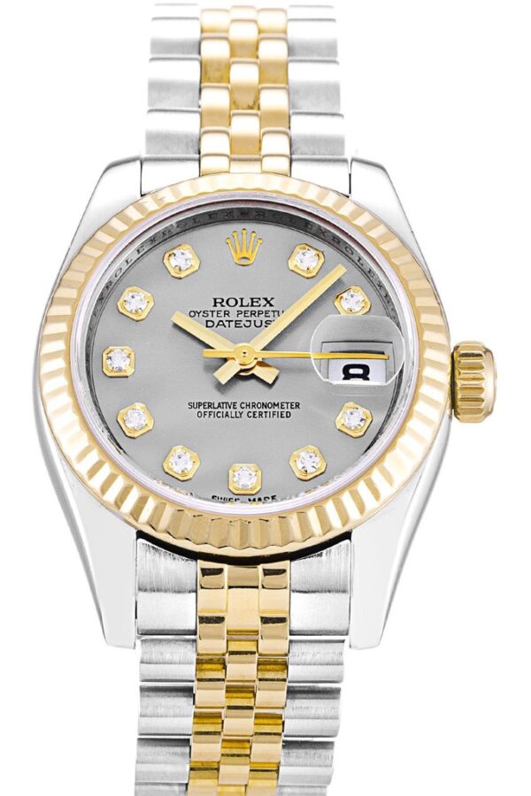 Replica Rolex Lady-Datejust Silver Dial 179173 26 mm