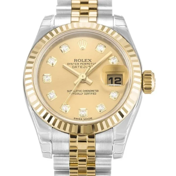Replica Rolex Lady-Datejust Champagne Dial 179173-2 26 mm