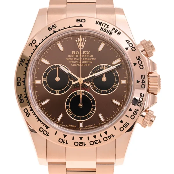 Alternative view of Superclone Rolex Daytona 126505 Bright Chocolate Dial