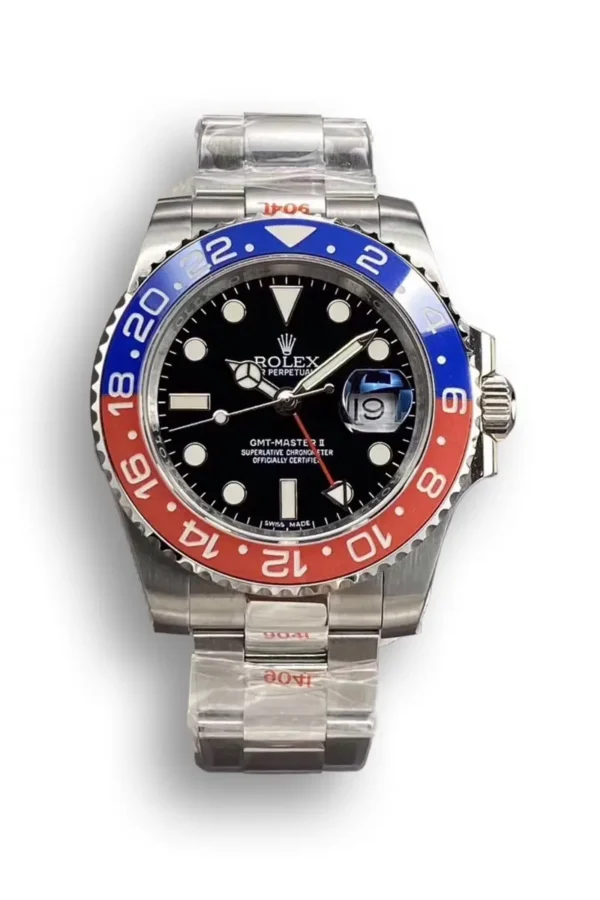 Superclone Rolex GMT-Master II 126710BLRO “Pepsi” Oyster