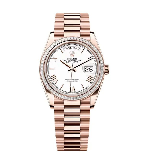 Superclone Rolex Day-Date White Dial 128395tbr-0022 36 mm