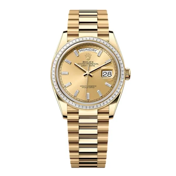 Superclone Rolex Day-Date Champagne Dial 128398tbr-0037 36 mm