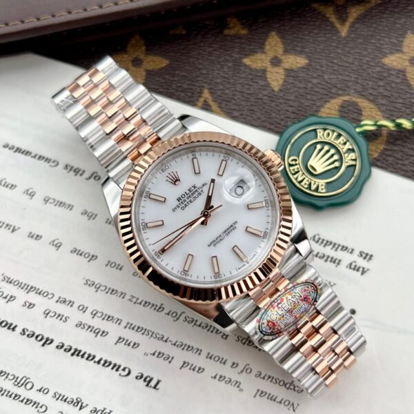 Alternative view of Rolex Datejust White Dial 126231-0017 36 mm