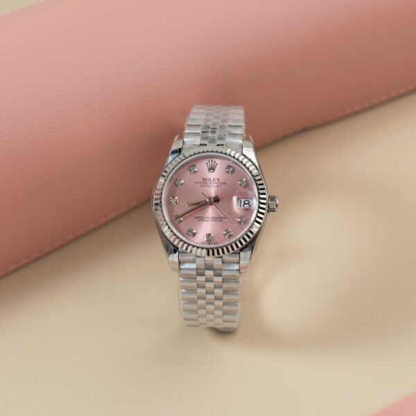 Alternative view of Rolex Datejust Pink Diamond Dial 278274-0032 31 mm