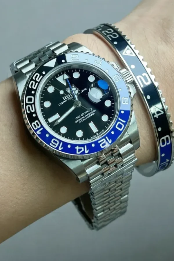 Alternative view of Batman GMT Titanium Steel Bracelet