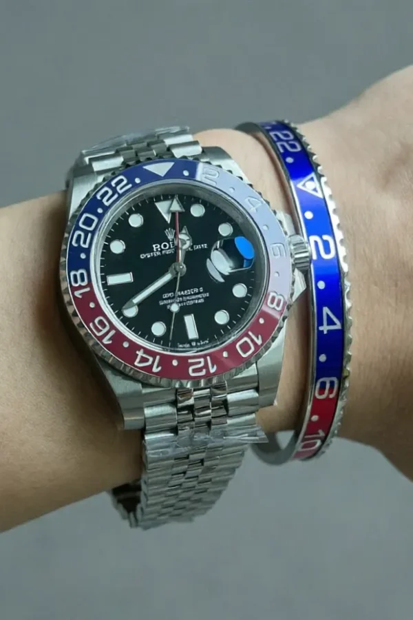 Alternative view of Pepsi GMT Titanium Steel Bracelet