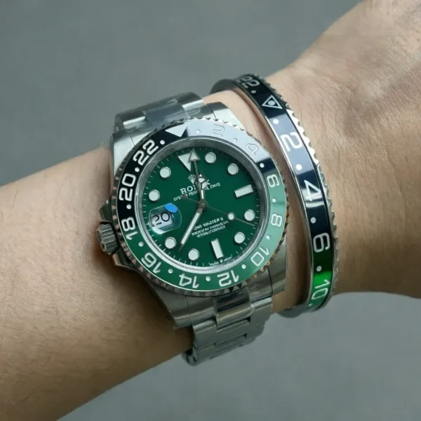 Alternative view of Sprite GMT Titanium Steel Bracelet