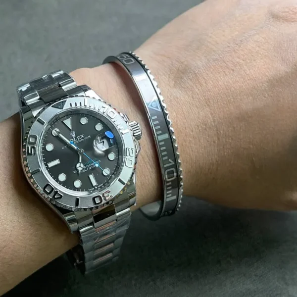 Alternative view of Silver Yacht-Master Titanium Steel Bracelet