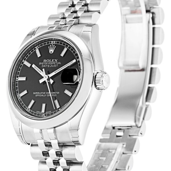 Alternative view of Replica Rolex Lady-Datejust Black Dial 178240-3 31 mm