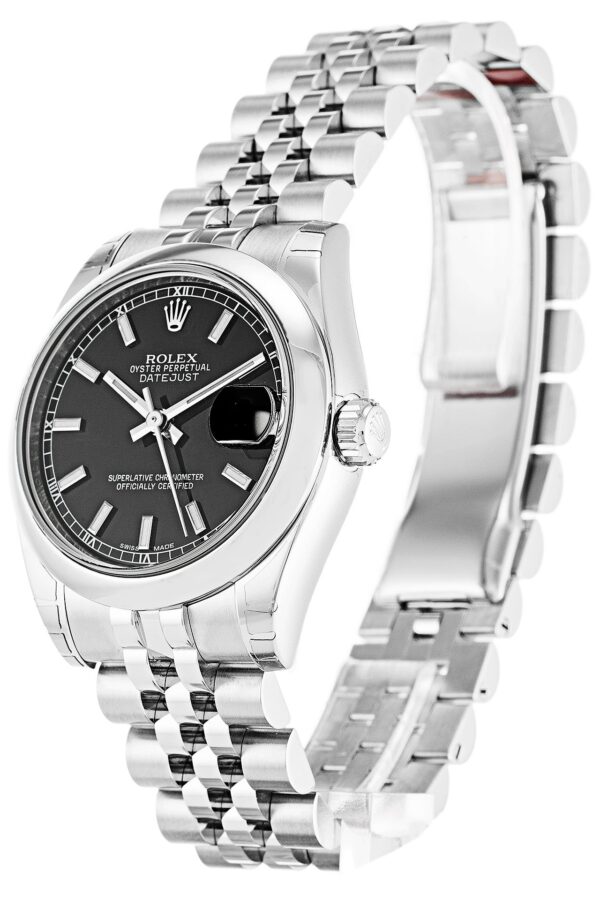 Alternative view of Replica Rolex Lady-Datejust Black Dial 178240-3 31 mm