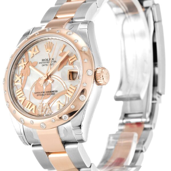 Alternative view of Replica Rolex Lady-Datejust White Floral Dial 178341 31 mm