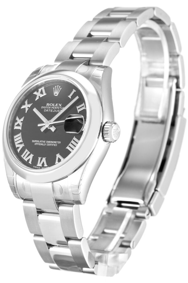Alternative view of Replica Rolex Lady-Datejust Black Dial 178240 31 mm