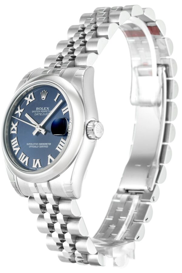 Alternative view of Replica Rolex Lady-Datejust Blue Dial 178240 Jubilee 30 mm