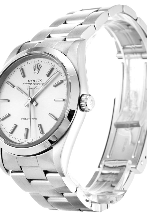 Alternative view of Replica Rolex Air-King Silver Dial 14000M