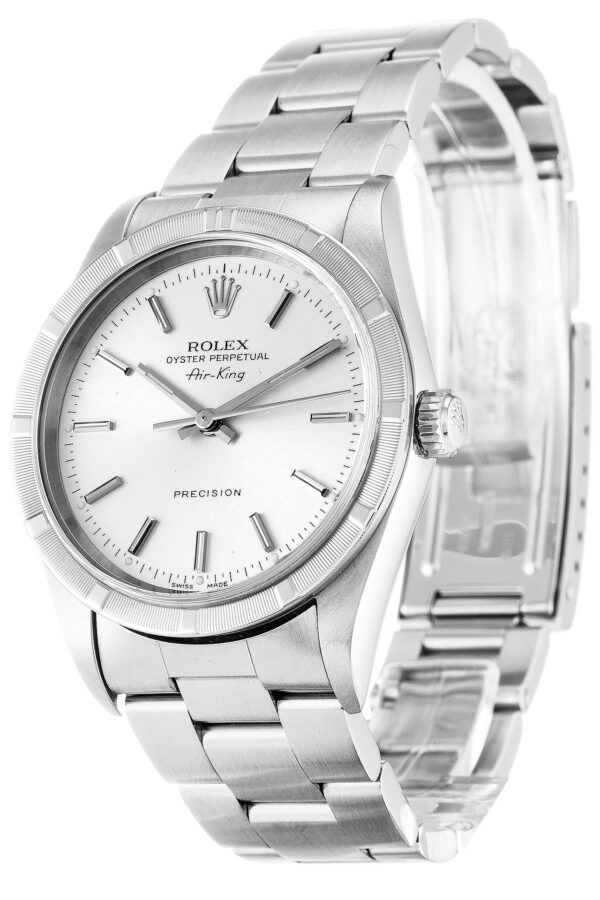 Alternative view of Replica Rolex Air-King Silver Dial 14010M