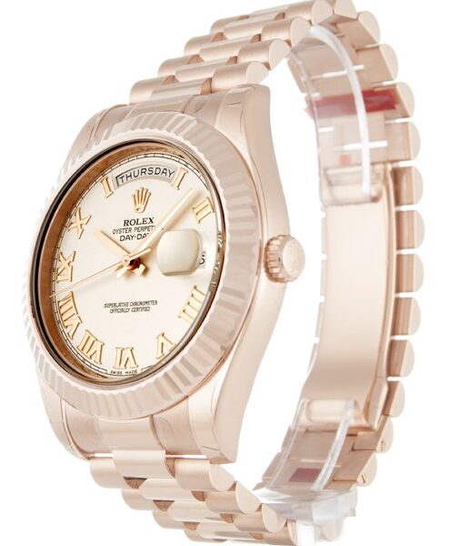 Alternative view of Replica Rolex Day-Date II Ivory Dial 218235 40 mm