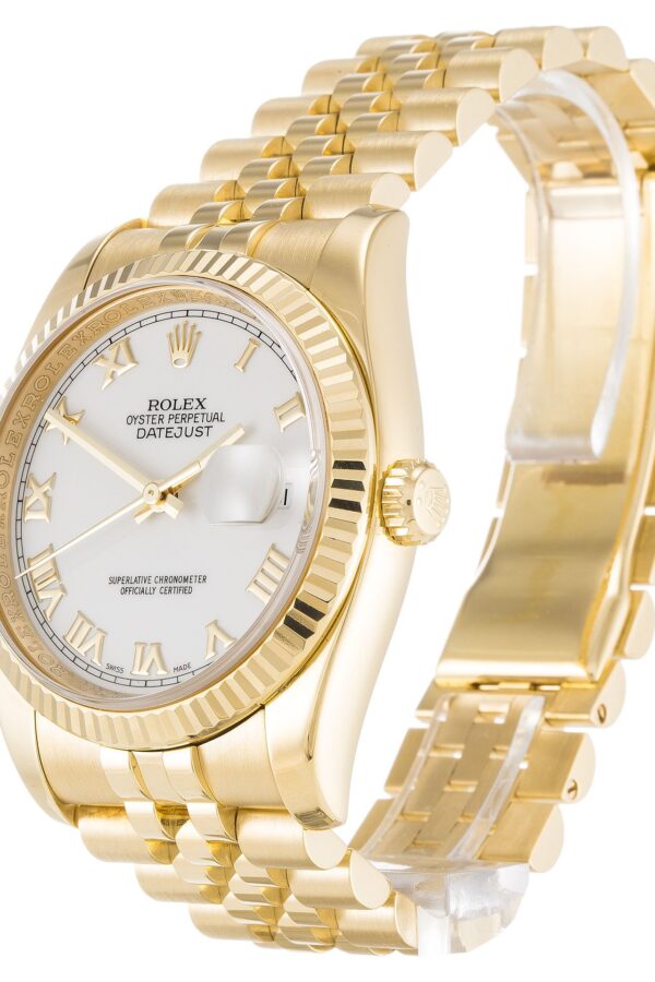 Alternative view of Replica Rolex Datejust White Dial 116238 36 mm