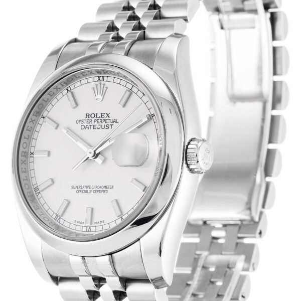 Alternative view of Replica Rolex Datejust White Dial 116200 36 mm