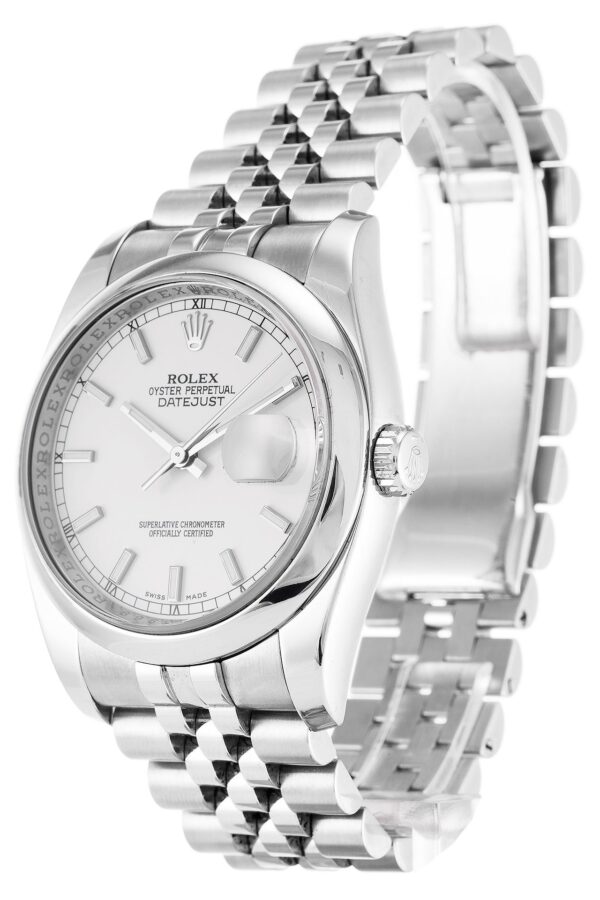 Alternative view of Replica Rolex Datejust White Dial 116200 36 mm