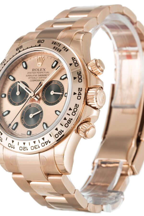 Alternative view of Replica Rolex Daytona Rose Dial 116505