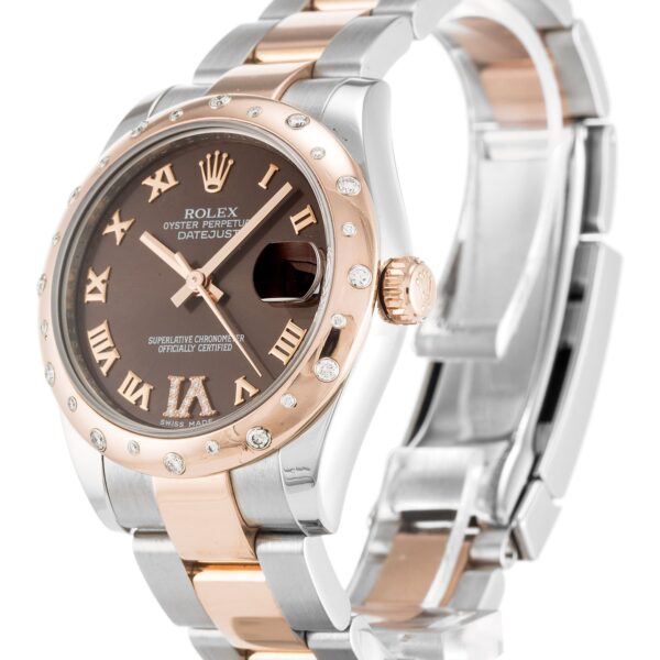 Alternative view of Replica Rolex Lady-Datejust Chocolate Dial 178341 31 mm