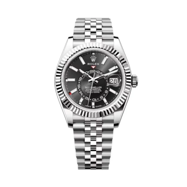 Superclone Rolex Sky-Dweller Bright black Dial 336934 Jubilee