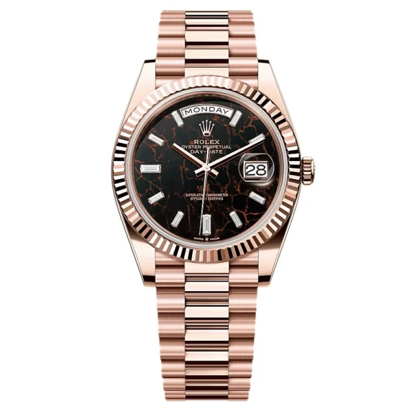 Superclone Rolex Day-Date Eisenkiesel Diamond Dial 228235-0045 40 mm