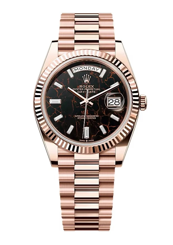 Superclone Rolex Day-Date Eisenkiesel Diamond Dial 228235-0045 40 mm