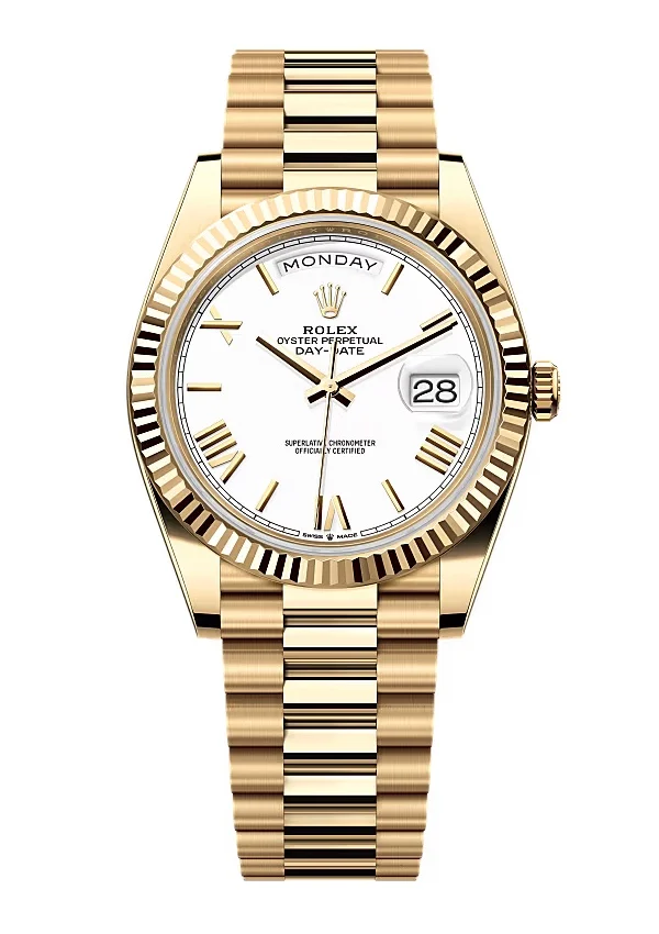 Superclone Rolex Day-Date White Dial 228238-0042 40 mm
