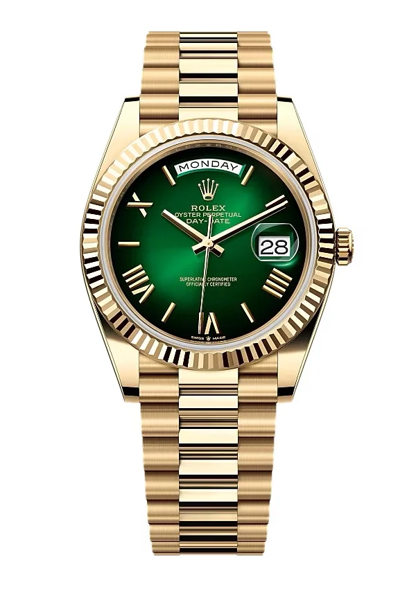 Superclone Rolex Day-Date Green Ombré Dial 228238-0069 40 mm