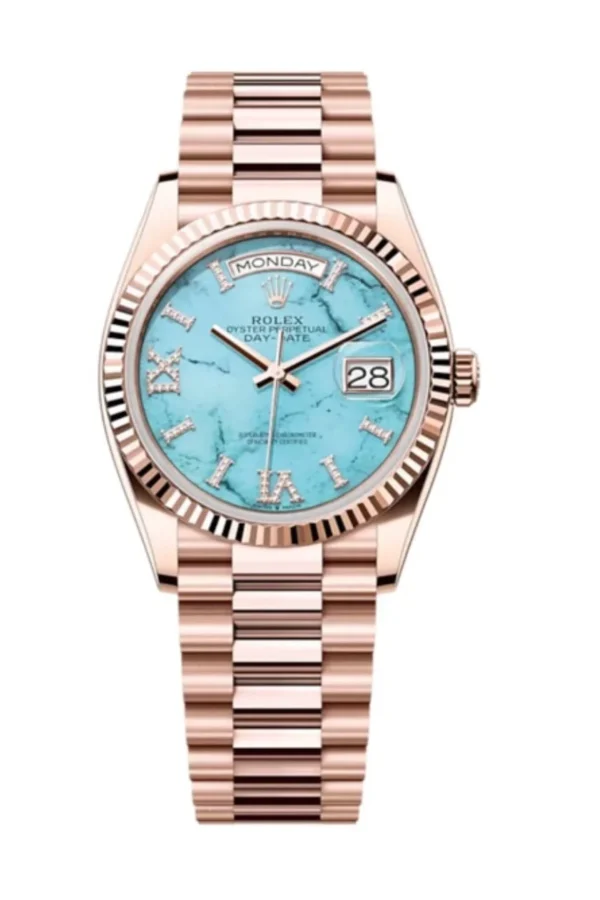 Superclone Rolex Day-Date Turquoise Dial 128235 40 mm