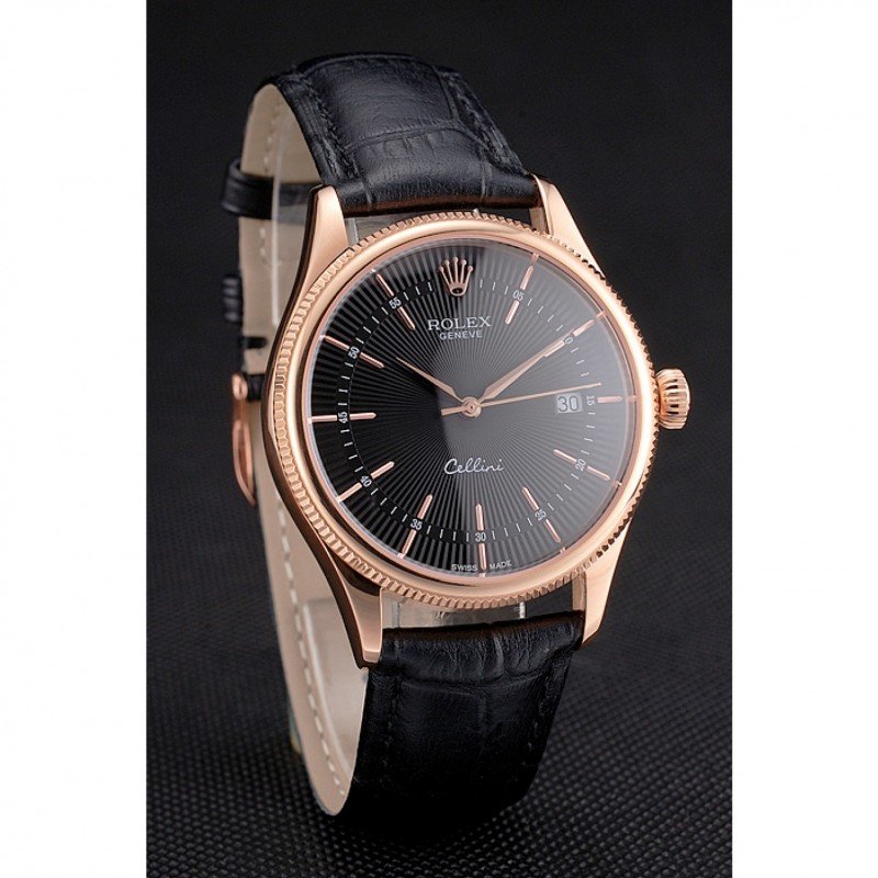 Rolex Cellini Black Dial REP016799 - Image 3