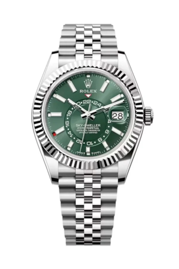 Superclone Rolex Sky-Dweller Mint green Dial 336934 Jubilee