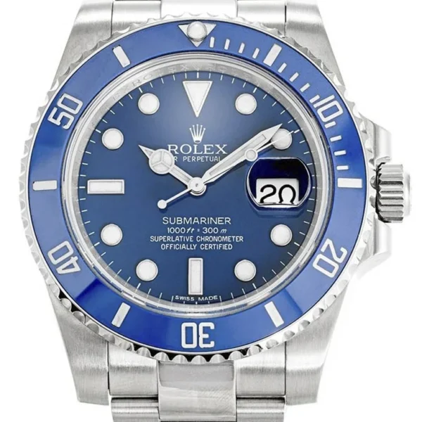 Superclone Rolex Submariner Blue Dial 116619LB “Smurf”