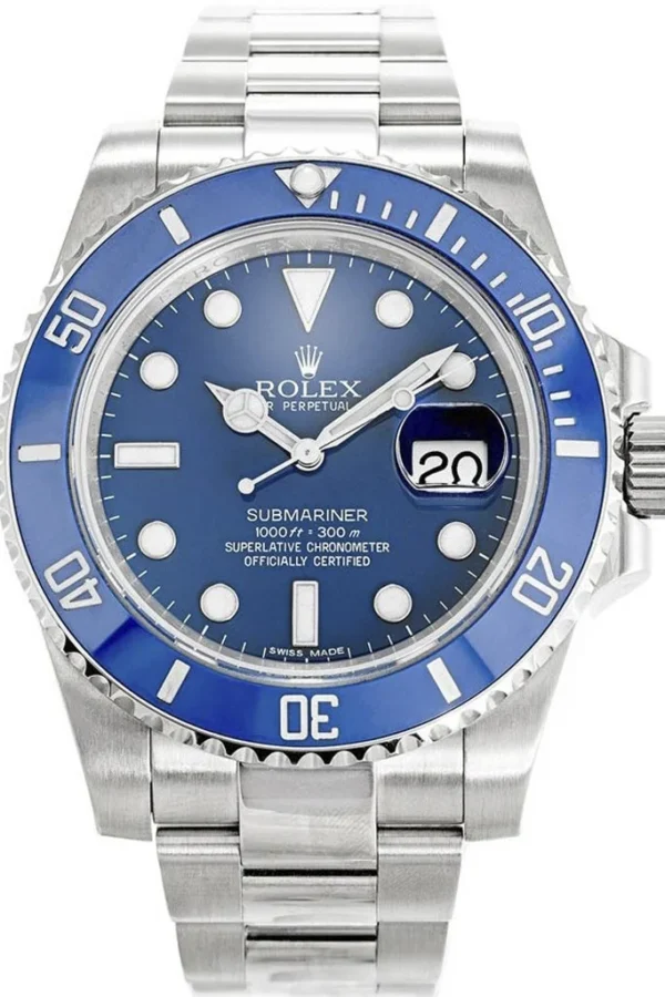 Replica Rolex Submariner Blue Dial 116619LB “Smurf”