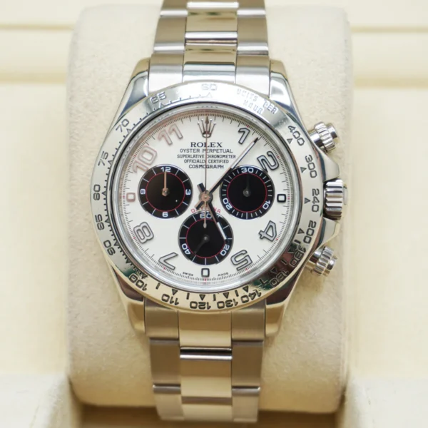 Alternative view of Superclone Rolex Daytona Panda Dial 116509 Arabic Numberals
