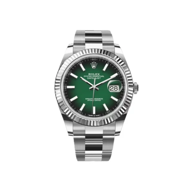 Rolex Datejust 41 Green Ombré Dial (2026) Oyster