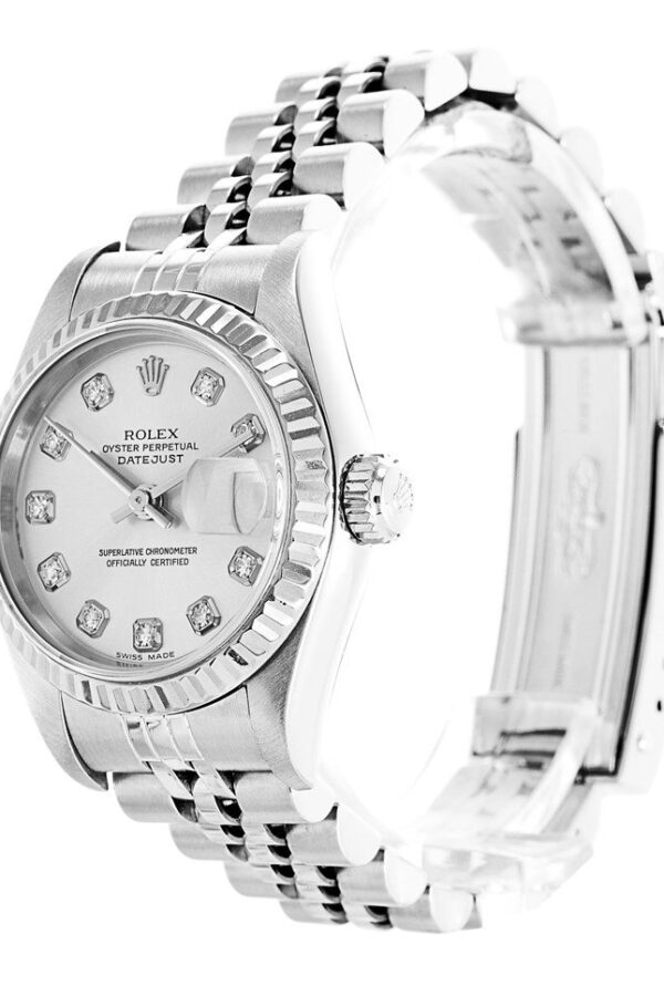 Alternative view of Replica Rolex Datejust White Dial 79174 26 mm