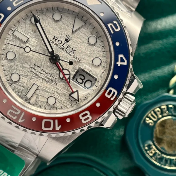 Replica Rolex GMT-Master II Meteorite Dial 126719BLRO “Superman” - Image 5