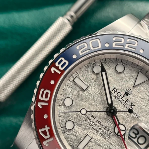 Replica Rolex GMT-Master II Meteorite Dial 126719BLRO “Superman” - Image 6
