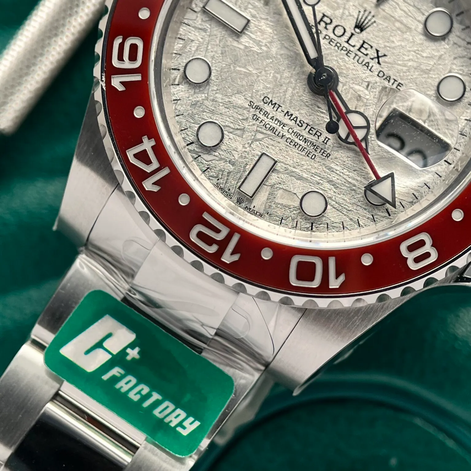 Replica Rolex GMT-Master II Meteorite Dial 126719BLRO “Superman” - Image 7