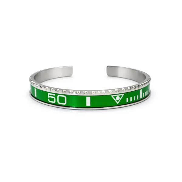 Alternative view of Hulk Green Submariner Titanium Steel Bracelet