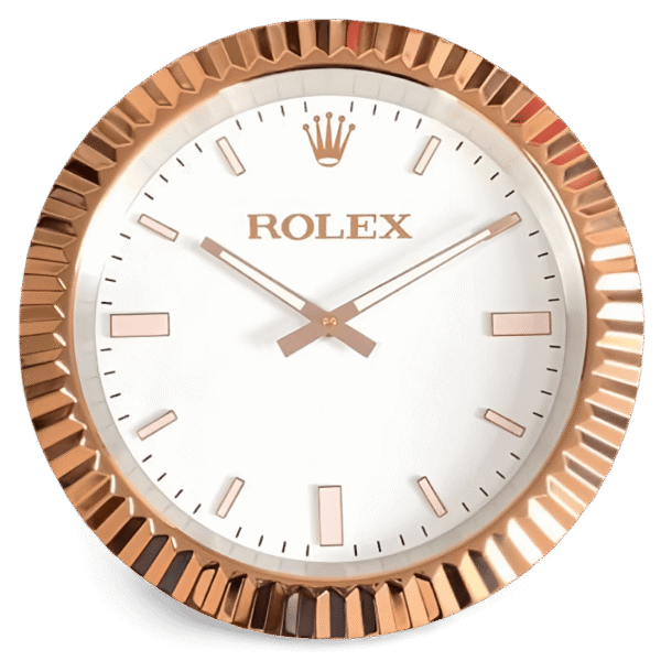 ROLEX WALL CLOCK – F1 ROSE GOLD OYSTER