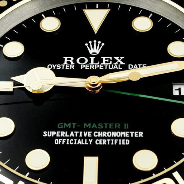 ROLEX WALL CLOCK – GMT MASTER II GOLD - Image 5