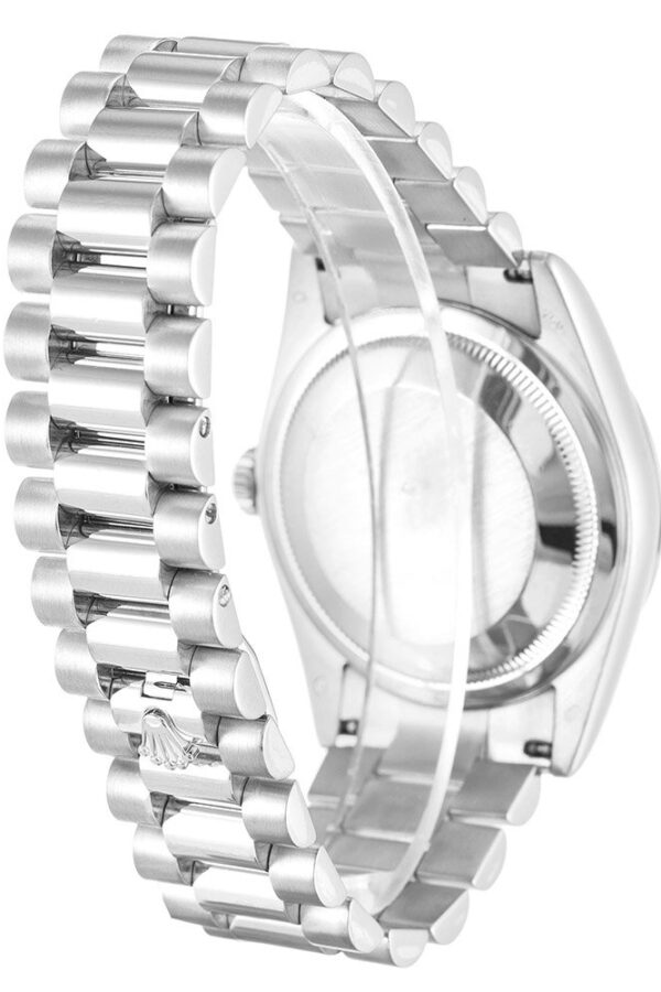 Alternative view of Replica Rolex Day-Date Silver Dial 118209 36 mm